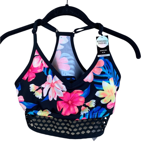 PINK Victoria Secret Floral Sports Bra